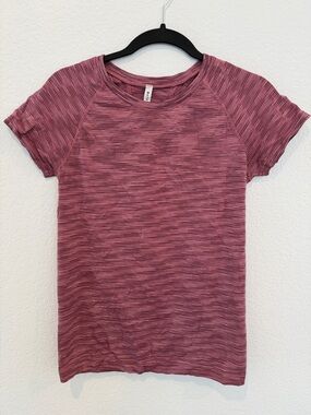 Athleta Rose Heather Short-Sleeve Scoop Neck Tee